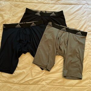 NWOT ADIDAS UNDERWEAR/compression shorts. 3pk. Men’s size SMALL.